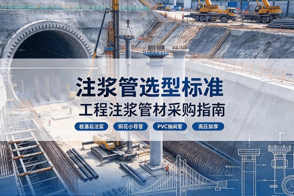 布拖注浆管选型标准